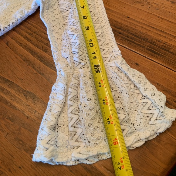 ** Route 66 White Lace Women’s 3/4 Sleeve Blouse L - Picture 13 of 13